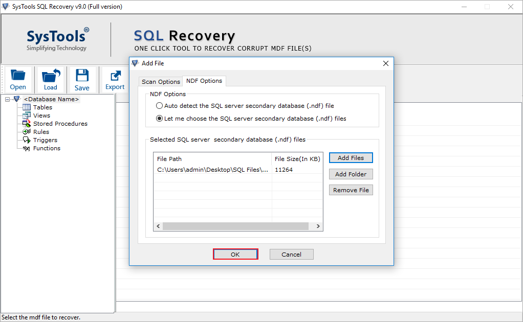 Select SQL version of MDF file