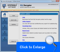 Screenshot for SQL Script Decryptor